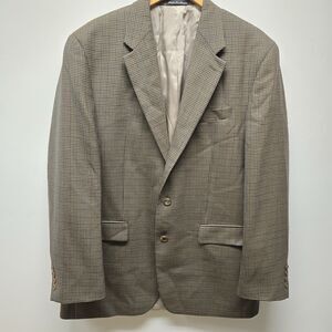 Lauren Ralph Lauren Blazer Mens sz 44L Sports Coat Wool RN# 90736 Houndstooth